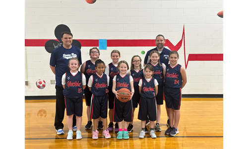 Sportsmanship award winners - Girls Minors Basketball