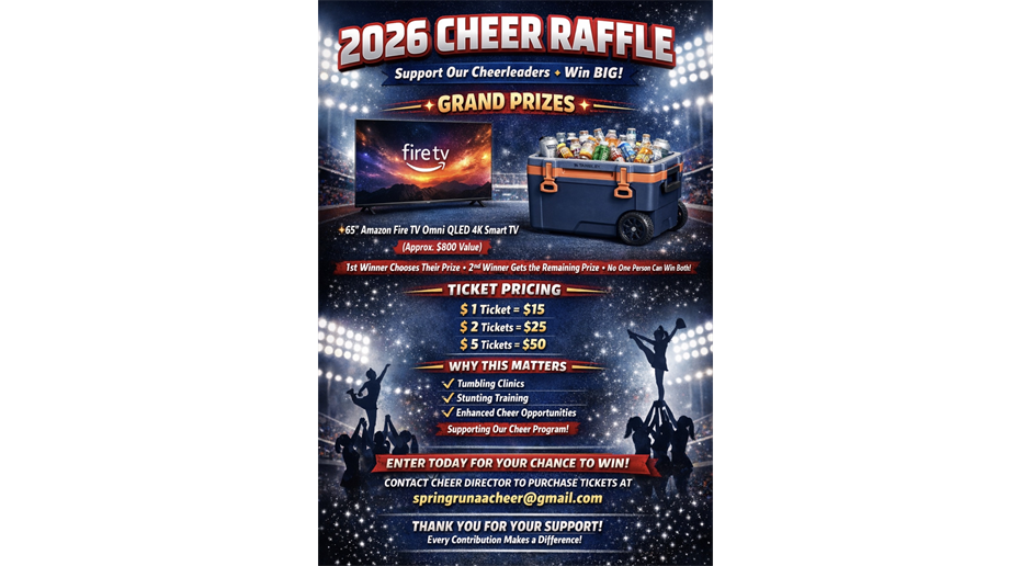 2026 Cheer Raffle